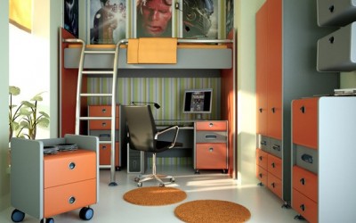 طراحی زیبا برای دکوراسیون داخلی اتاق کودکان و نوجوانان