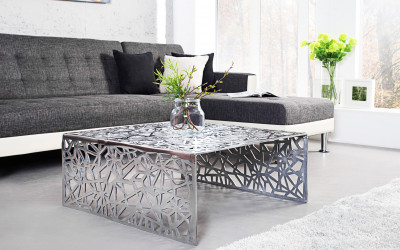 انواع میز های جلو مبلی از جنس چوب، ام دی اف، فلز و شیشه