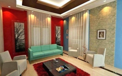 رنگ سقف در دکوراسیون های مدرن