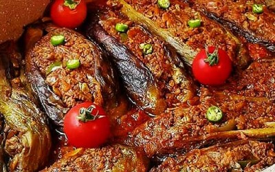 بادمجان شکم پر بادمجان شکم پر