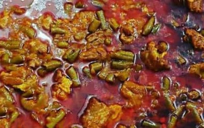 خورشت لوبیا سبز خورشت لوبیا سبز