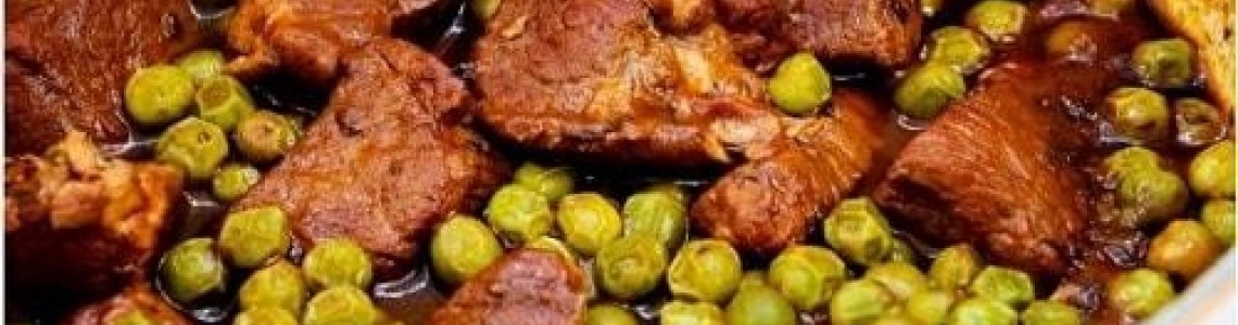 خورشت نخود فرنگی خورشت نخود فرنگی