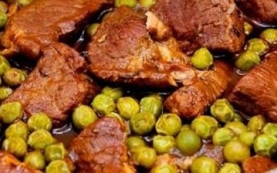 خورشت نخود فرنگی خورشت نخود فرنگی