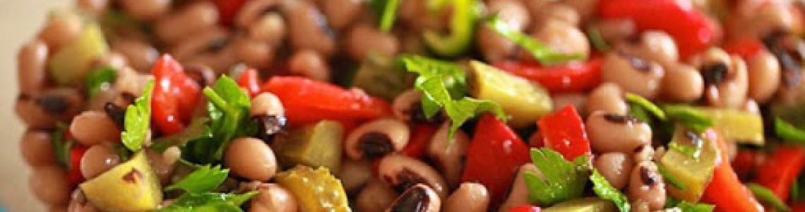سالاد لوبیا چشم بلبلی سالاد لوبیا چشم بلبلی