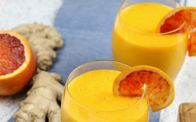 اسموتی زنجبیل و میوه اسموتی زنجبیل و میوه