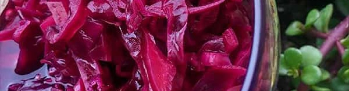 ترشی کلم قرمز ترشی کلم قرمز
