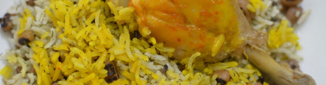 لوبیا چشم بلبلی پلو لوبیا چشم بلبلی پلو
