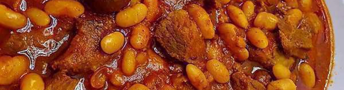 خورشت لوبیا سفید خورشت لوبیا سفید