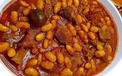 خورشت لوبیا سفید خورشت لوبیا سفید