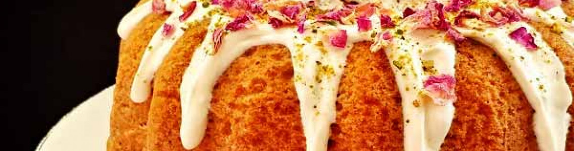 کیک هل و گلاب کیک هل و گلاب
