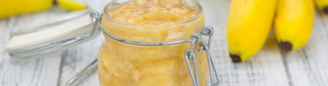 مربای موز خانگی مربای موز خانگی