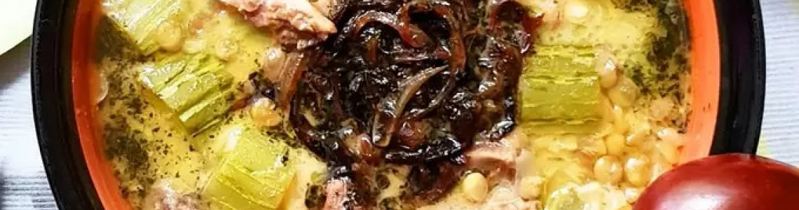 آش خیار چنبر آش خیار چنبر