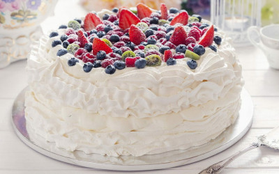 کیک خامه ای کیک خامه ای