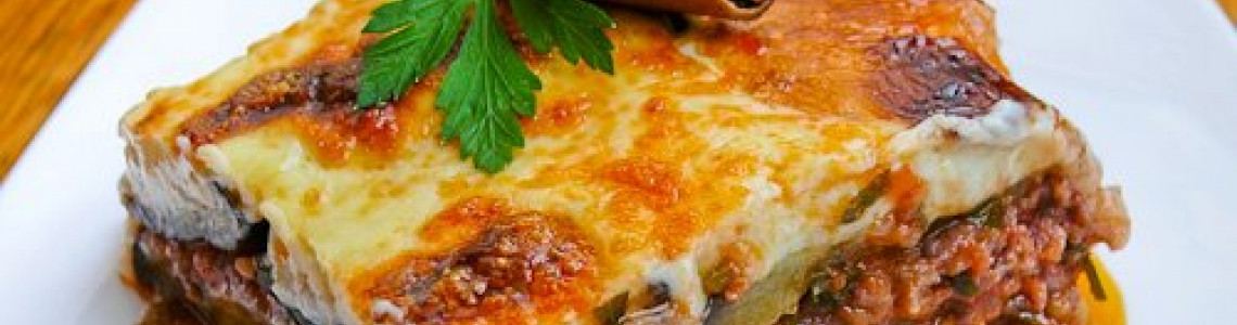 سوفله بادمجان یا موساکا سوفله بادمجان یا موساکا