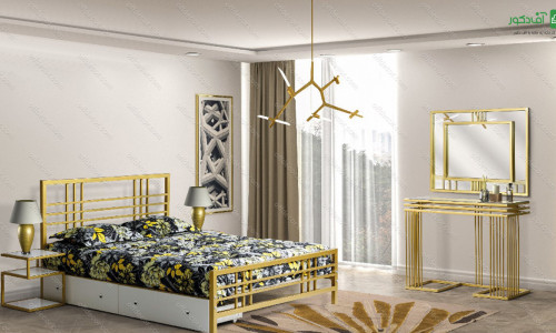 تخت خواب دو نفره لورانو