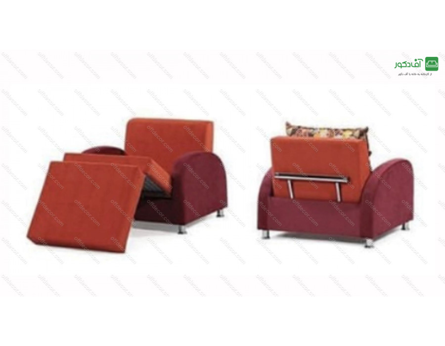 مبل تختخواب شو یک نفره رزالین مبل تختخواب شو یک نفره رزالین