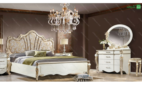 سرویس خواب دو نفره سلطنتی  رزگلد