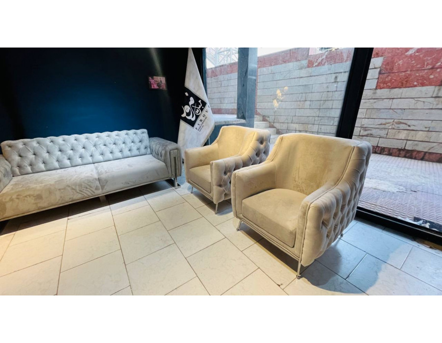 مبل راحتی صدفی پلاس