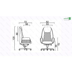 صندلی مدیریتی کد M34 صندلی مدیریتی کد M34