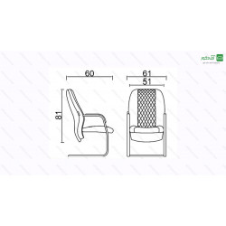 صندلی کنفرانسی کد C20 صندلی کنفرانسی کد C20