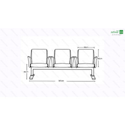 صندلی انتظار کد E11 صندلی انتظار کد E11