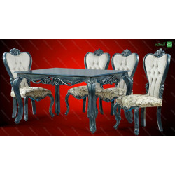 میز ناهار خوری استیل نیکول میز ناهار خوری استیل نیکول