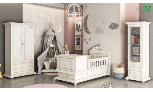 تخت خواب نوزاد نوجوان گلدیس تخت خواب نوزاد نوجوان گلدیس