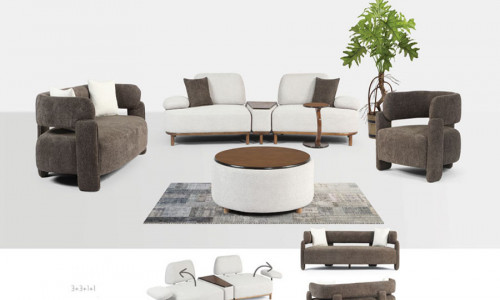 مبل راحتی مکانیزم تختخوابشو جانان