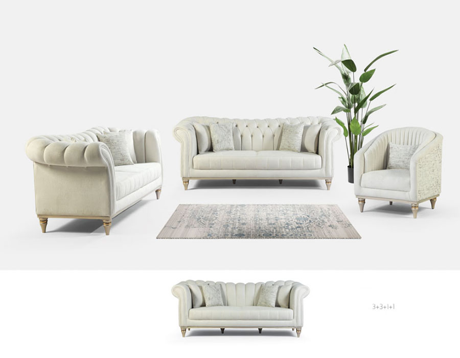 مبل چستر نئو کلاسیک دایانا مبل چستر نئو کلاسیک دایانا