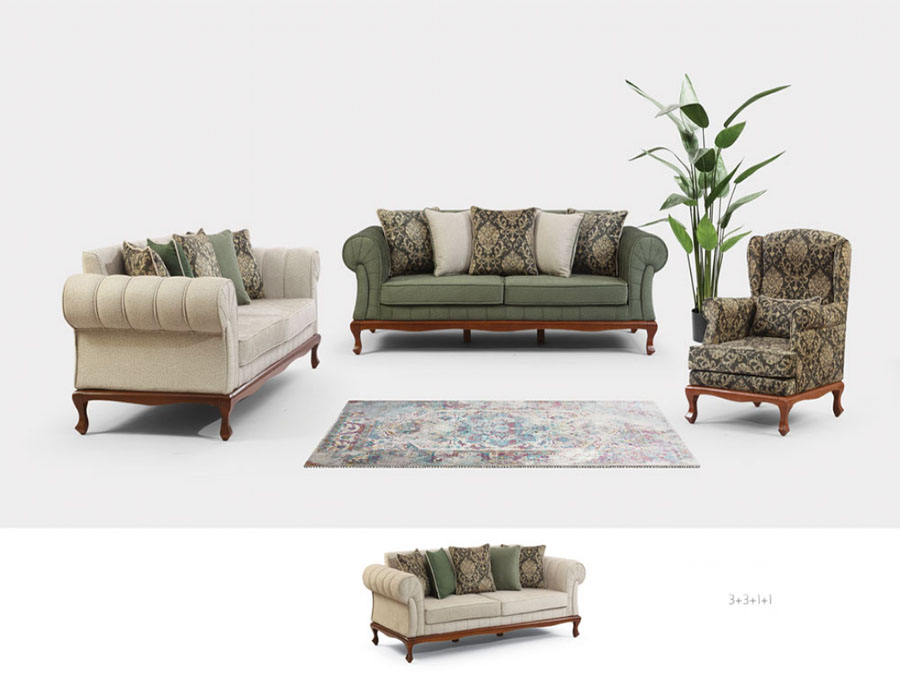 مبل نئوکلاسیک ژوزفین مبل نئوکلاسیک ژوزفین