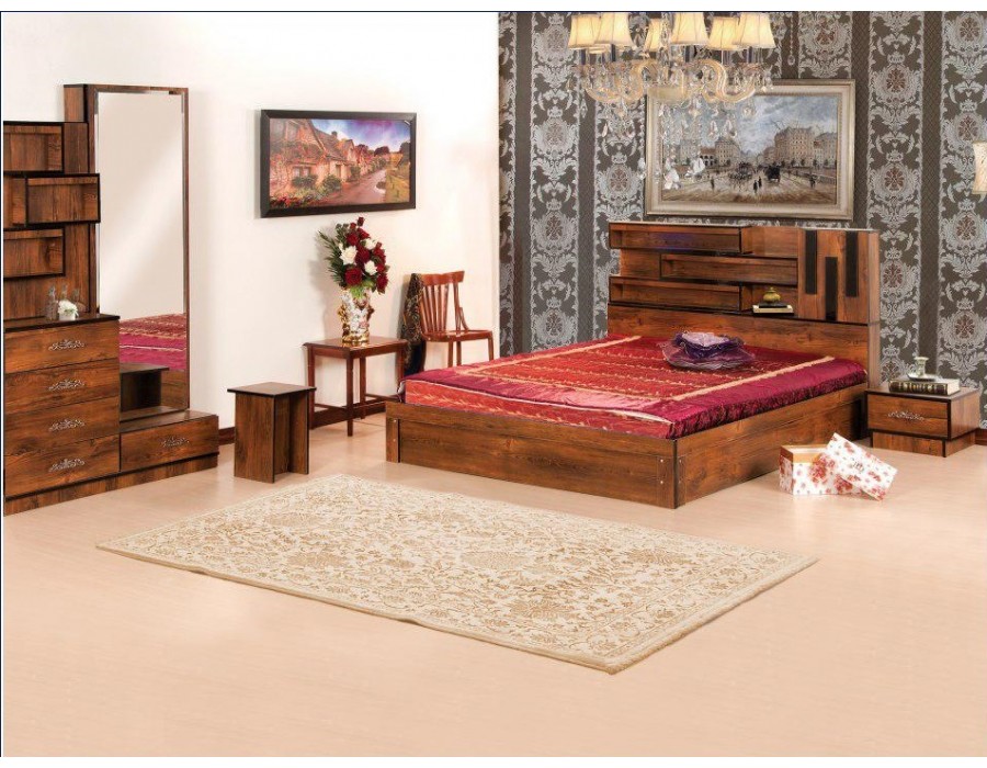سرویس خواب چوبی اطلس سرویس خواب چوبی اطلس