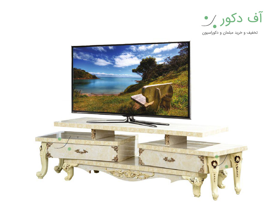 میز تلویزیون سرامیکی سلطنتی تاج میز تلویزیون سرامیکی سلطنتی تاج