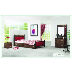 سرویس خواب یک نفره لمسه CNC