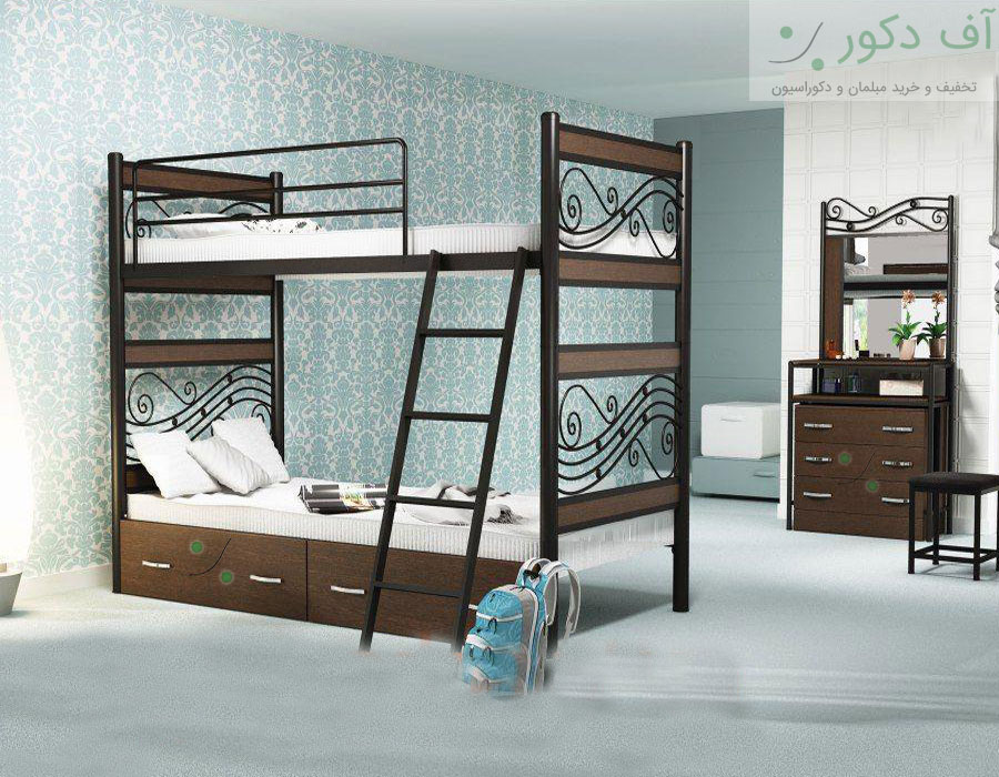 تخت خواب دو طبقه ملودی تخت خواب دو طبقه ملودی