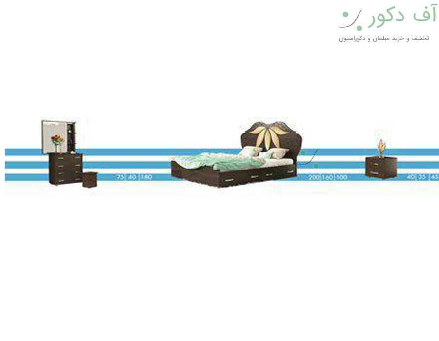 سرویس خواب دو نفره گلبرگ