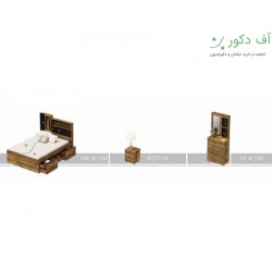 سرویس خواب دو نفره مدرن آرزو سرویس خواب دو نفره مدرن آرزو