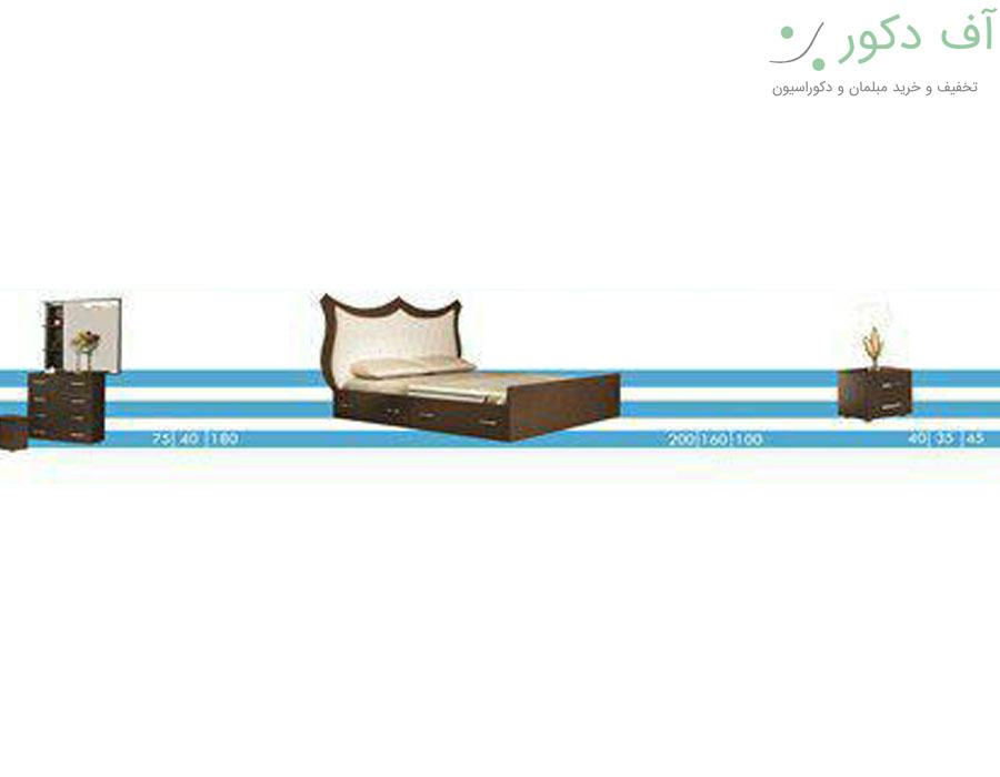 سرویس خواب دو نفره سلطنتی پرنیا