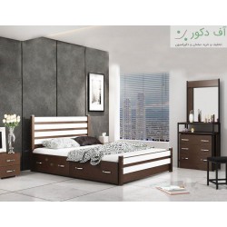 سرویس خواب دو نفره مدرن آذین سرویس خواب دو نفره مدرن آذین