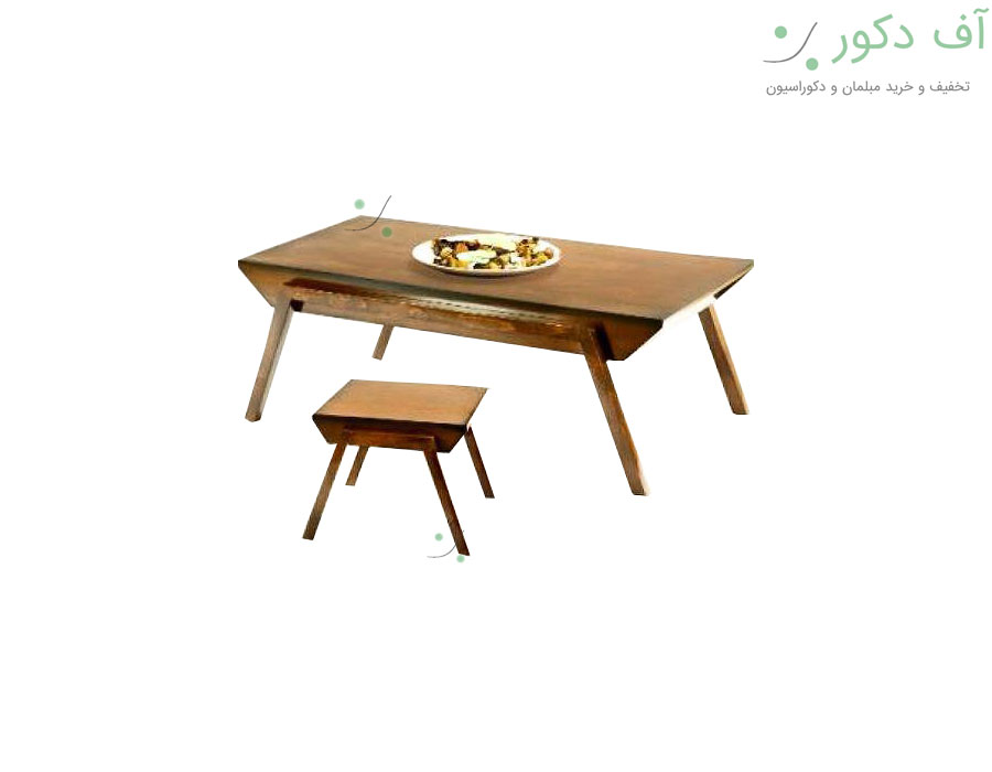 میز جلو مبلی و عسلی مدل قایقی میز جلو مبلی و عسلی مدل قایقی