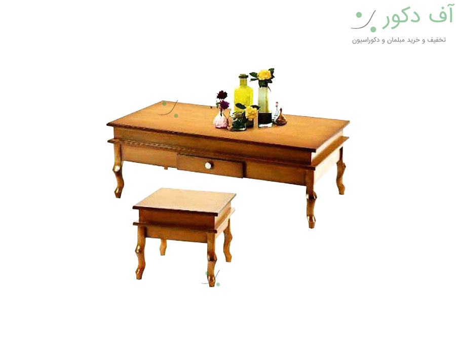 میز جلو مبلی و عسلی مستطیل پانیذ