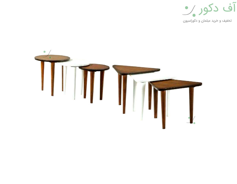 میز عسلی مثلثی یا دایره ای میز عسلی مثلثی یا دایره ای