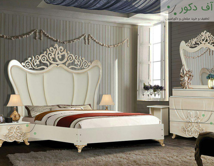 تخت خواب دو نفره گوزنی تخت خواب دو نفره گوزنی