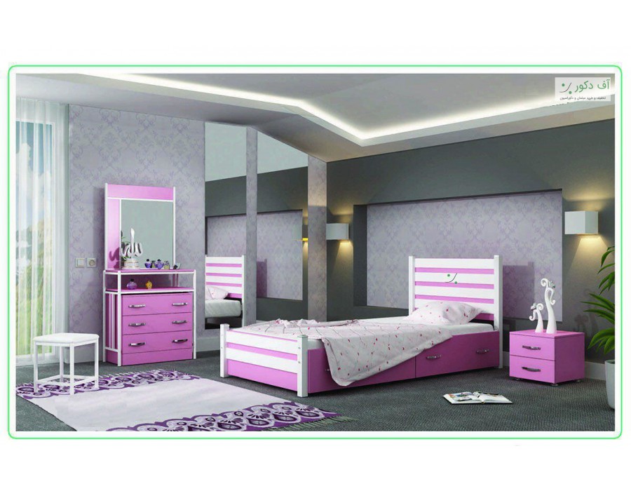 تخت خواب یک نفره آذین