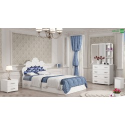 تخت خواب یک نفره کاترینا تخت خواب یک نفره کاترینا