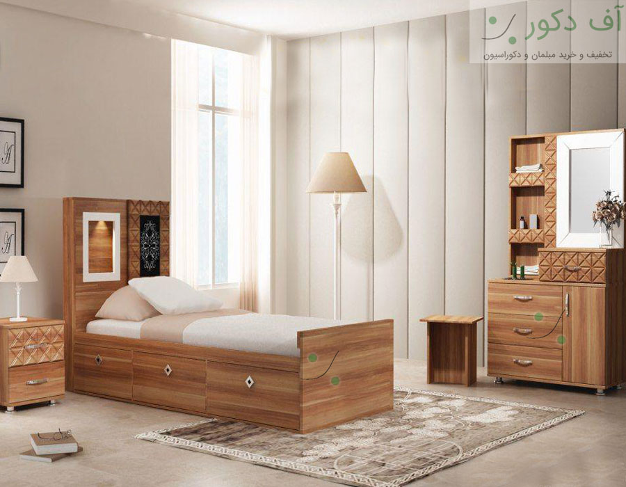 تخت خواب یک نفره ستایش تخت خواب یک نفره ستایش