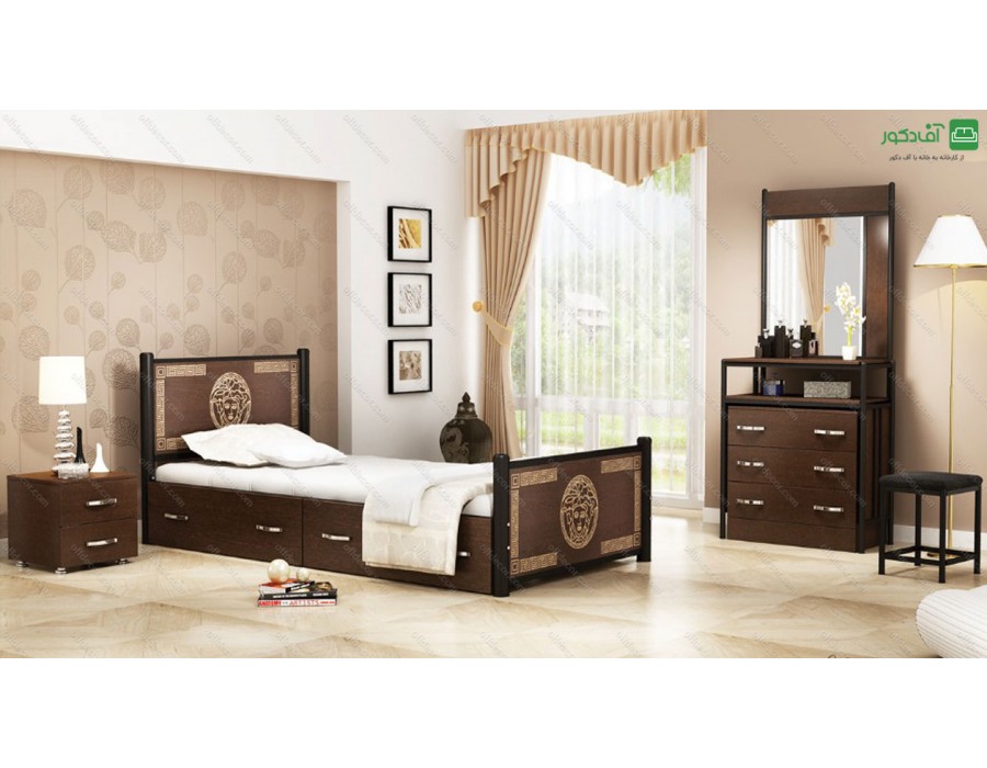 تخت خواب یک نفره ورساچه تخت خواب یک نفره ورساچه