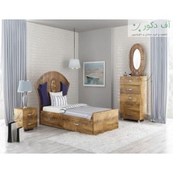 سرویس خواب یک نفره مدرن گلدیس