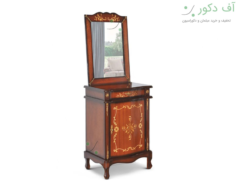 آینه و میز کنسول تک درب راشا آینه و میز کنسول تک درب راشا