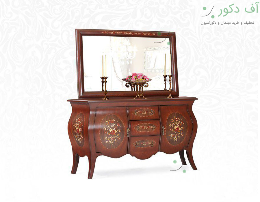 آینه و میز کنسول معرق نایس آینه و میز کنسول معرق نایس