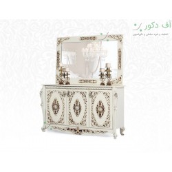 آینه و میز کنسول کلاسیک شنیا آینه و میز کنسول کلاسیک شنیا